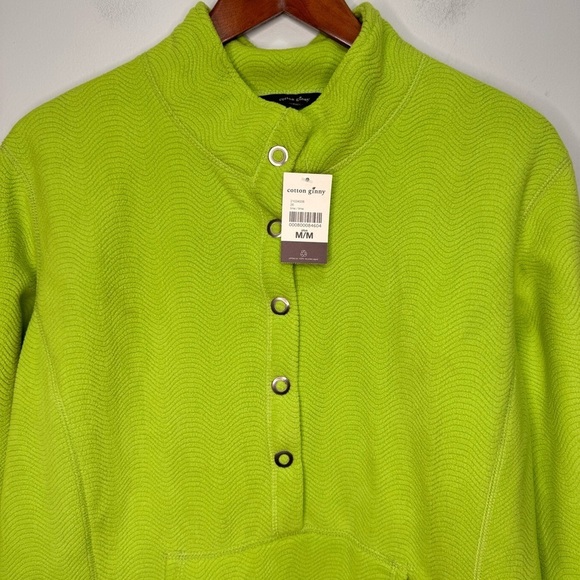 Cotton Ginny Plus Green Pullover Sweater Size 2x NWT - Picture 3 of 10